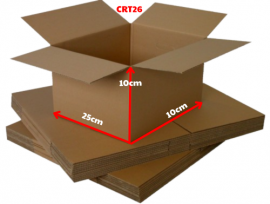 Thùng carton 3 lớp không in 25*10*10