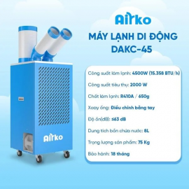Máy lạnh di động công nghiệp Dorosin Airko DAKC-45
