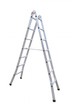 Thang nhôm gấp chữ A khóa tự động 2,5m