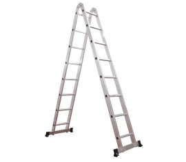 Thang nhôm gấp chữ A khóa tự động Ameca AMC-M310 chiều cao chữ A 2,9m