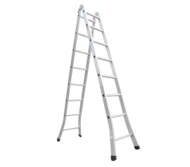 Thang nhôm gấp chữ A Ameca AMC- M307C chiều cao chữ A 2,02m